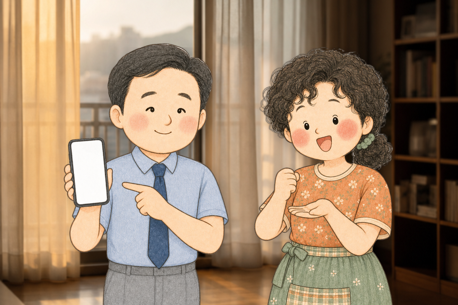 법무사가 채무 승인 문자를 받아내는 방법을 설명하는 장면