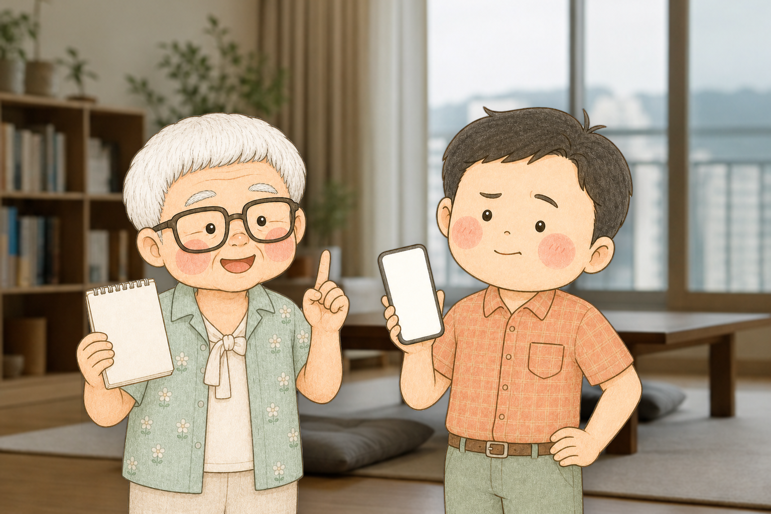 전세보증금을 못 받은 세입자가 집주인의 문자를 증거로 쓸 수 있는지 상의하는 장면